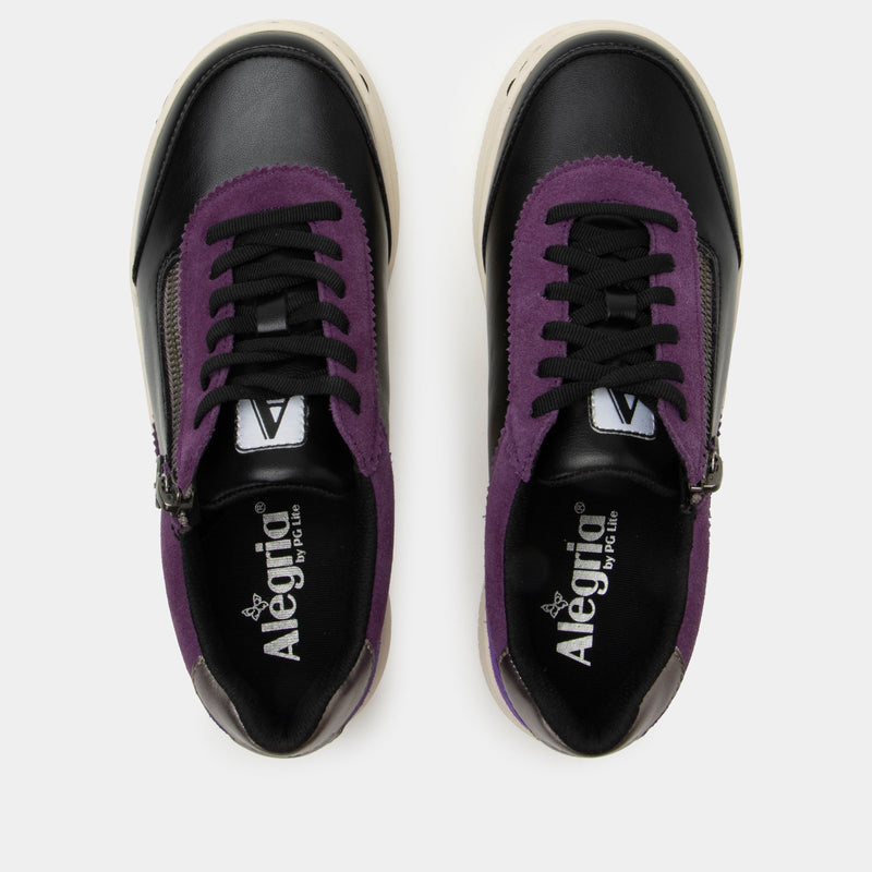 Averie Black Purple Shoe | Alegria Shoes