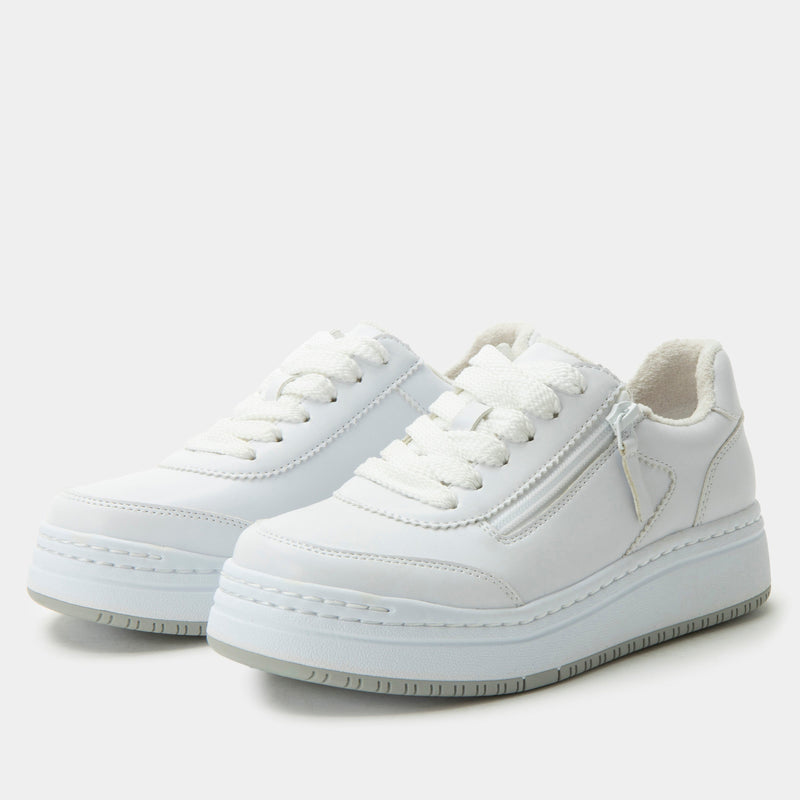 Averie Retro White Shoe | Alegria Shoes