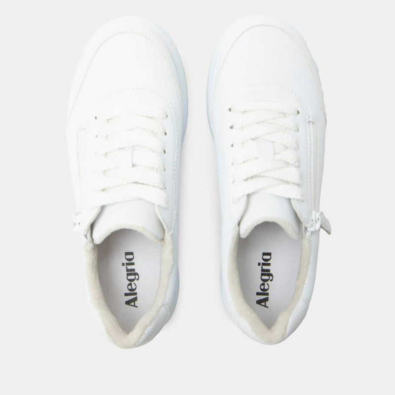 Averie Retro White Shoe | Alegria Shoes
