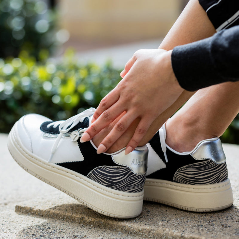 Averie White Shoe | Alegria Shoes