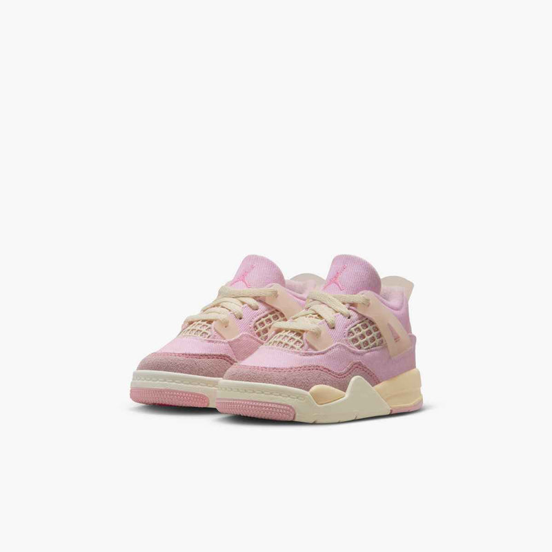 Baby/Toddler Jordan 4 Retro "Pearl Pink and Iced Carmine"