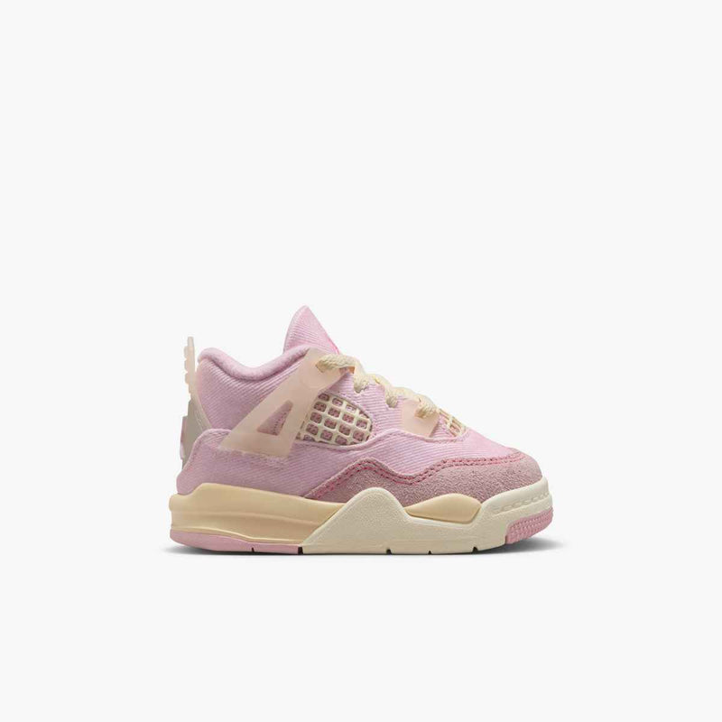 Baby/Toddler Jordan 4 Retro "Pearl Pink and Iced Carmine"