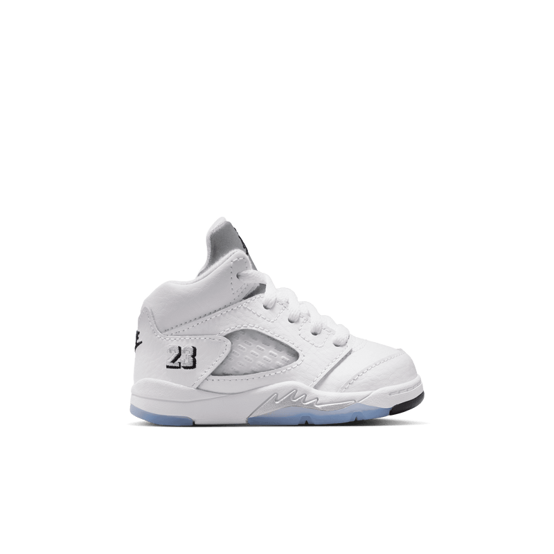 Baby/Toddler Jordan 5 Retro OG "White Metallic"