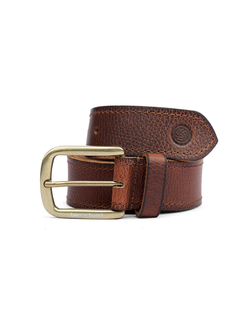 Bacca Bucci Men's Genuine Leather Jeans Belt