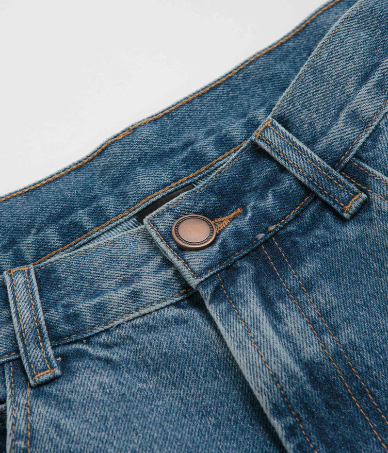 Baglady Warp Denim Shorts in Acid Wash