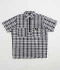 Baglady Workwear Polo Shirt in Dark Plaid