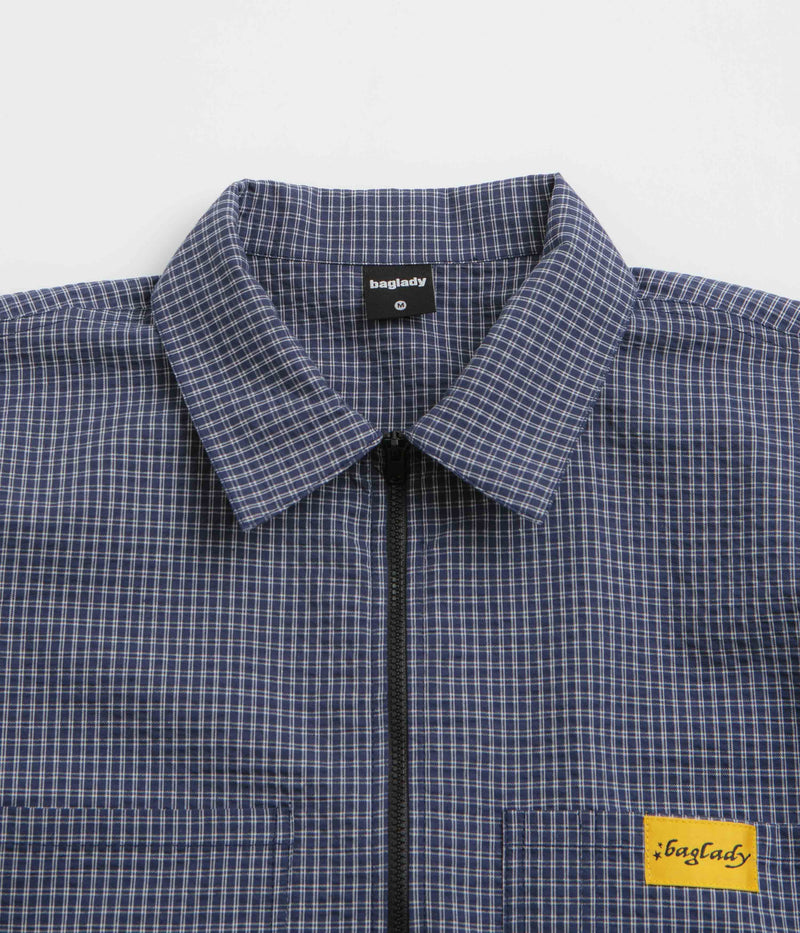 Baglady Workwear Polo Shirt in Plaid