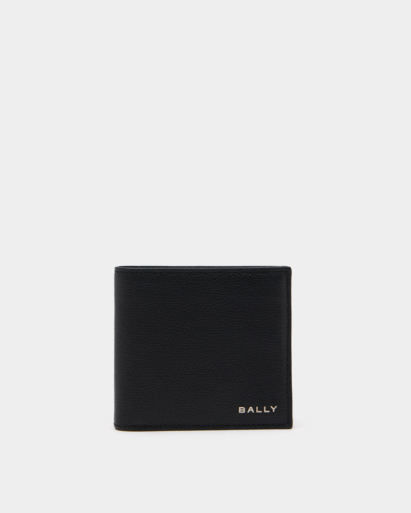 Bally Essential Wallet in Black Grained Leather