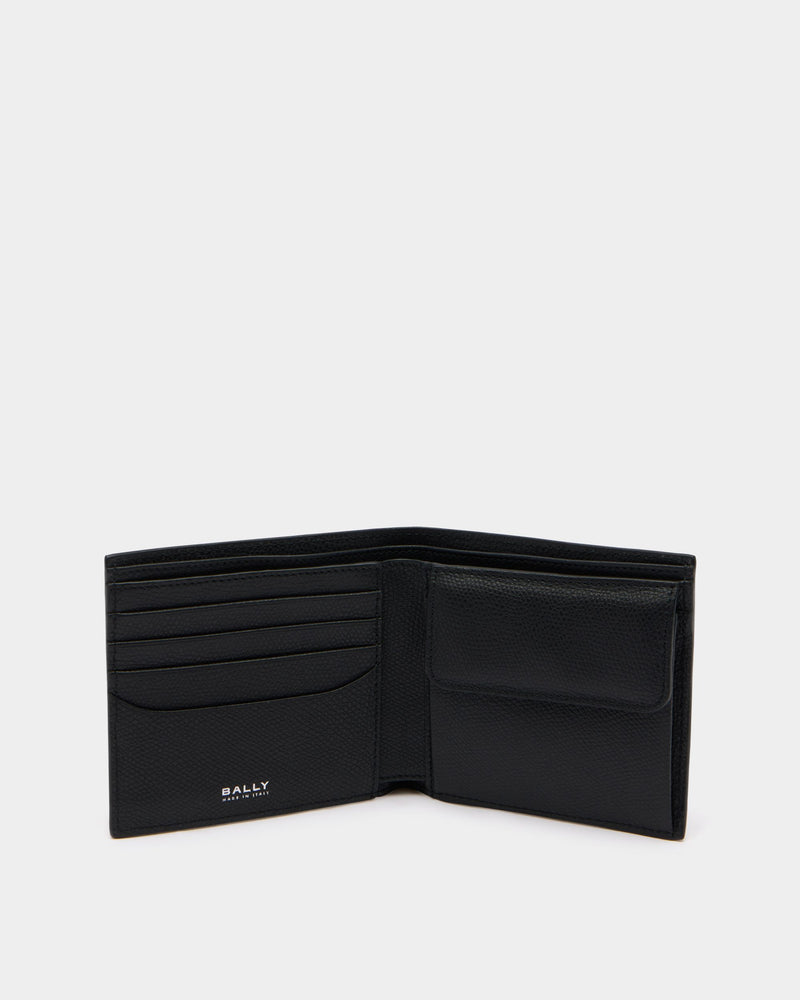 Bally Essential Wallet in Black Grained Leather