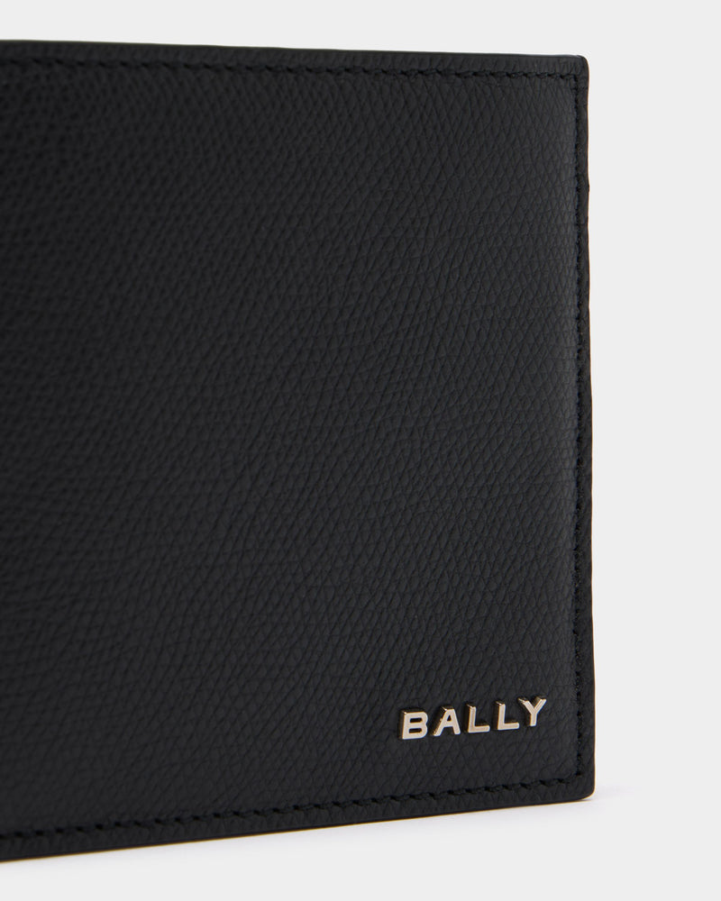 Bally Essential Wallet in Black Grained Leather