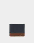 Bally Essential Wallet in Navy Blue Grained Leather