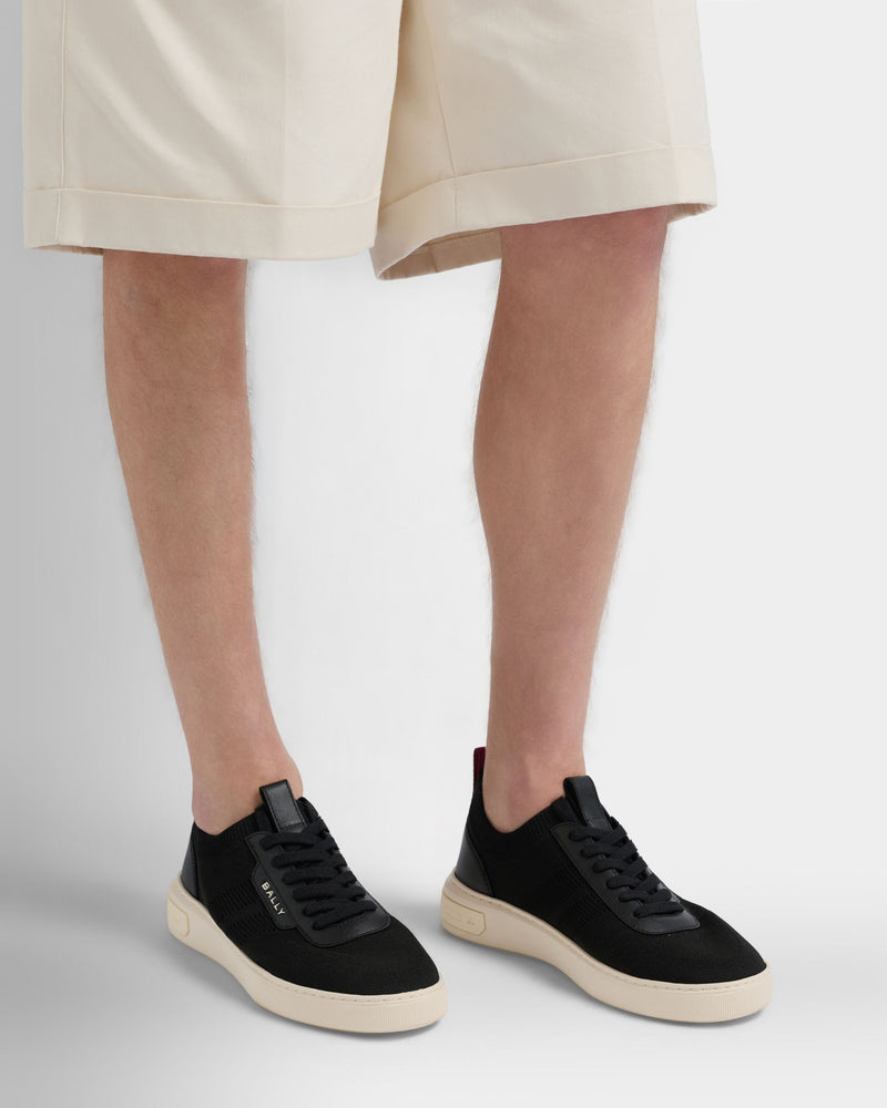 Bally Lift Sneaker in Black Fabric