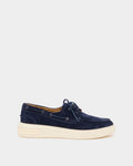 Bally Lift Sneaker in Navy Blue Suede