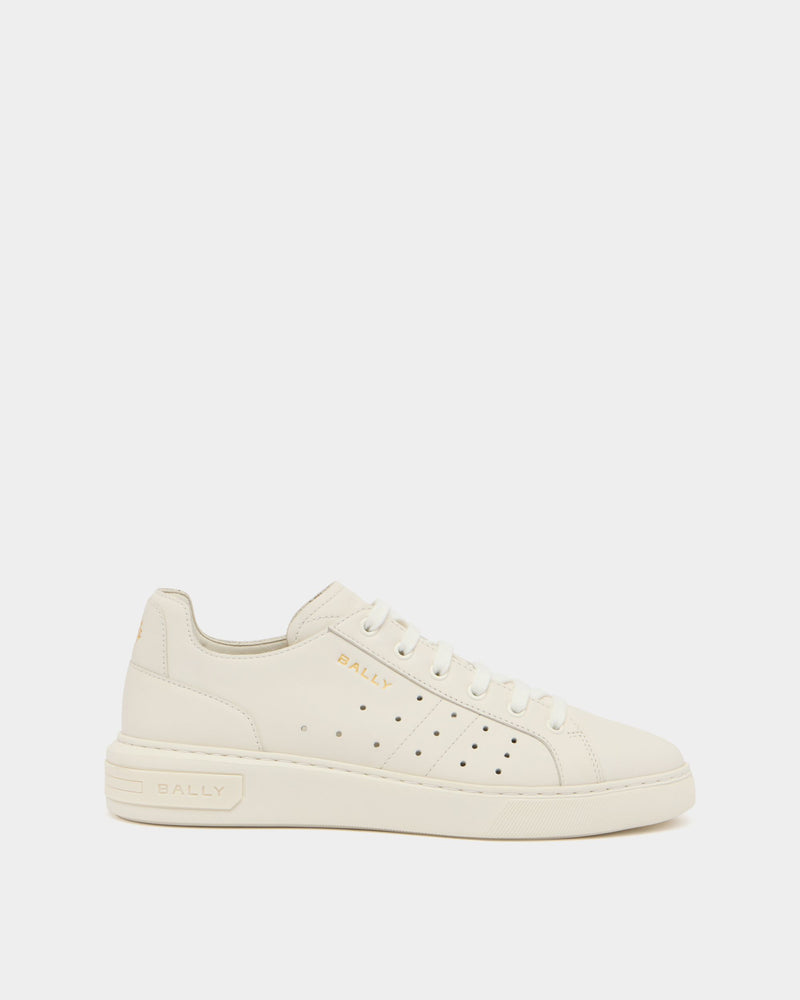 Bally Lift Sneaker in White Leather