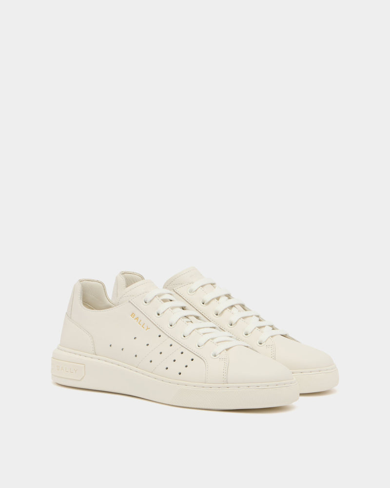 Bally Lift Sneaker in White Leather