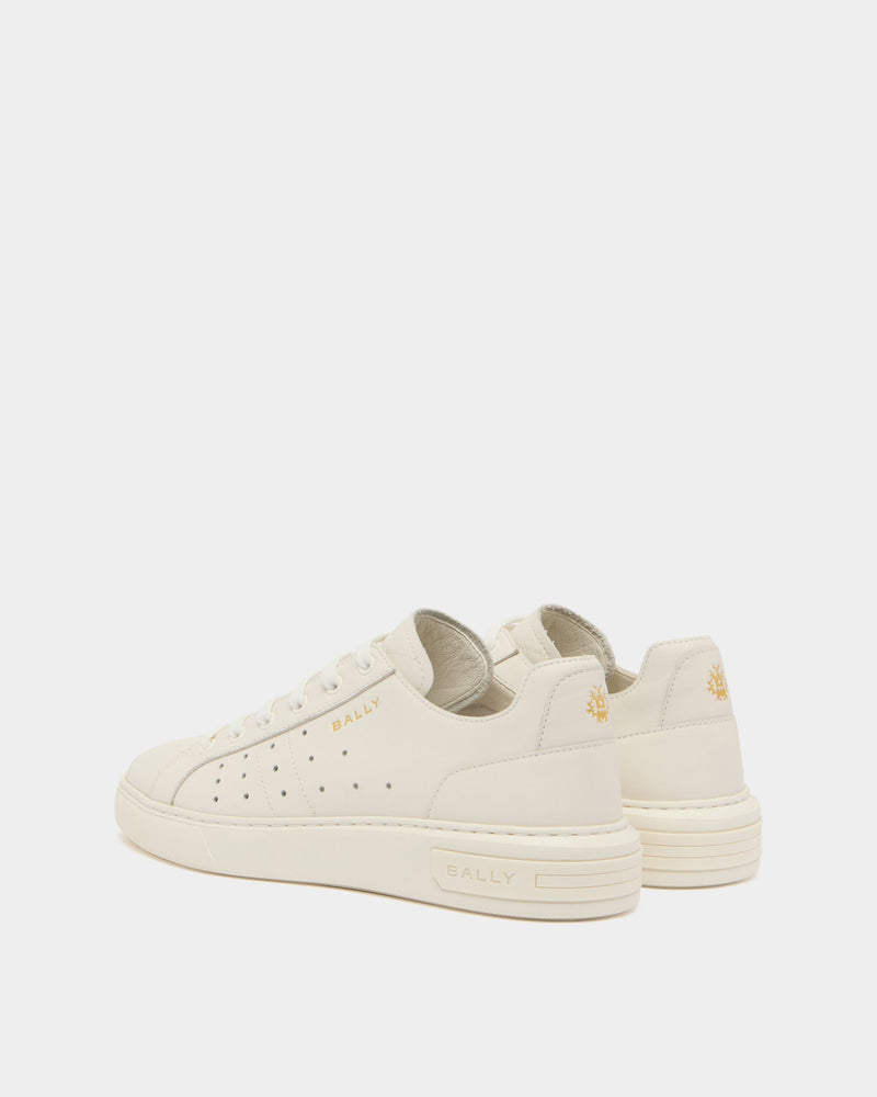 Bally Lift Sneaker in White Leather
