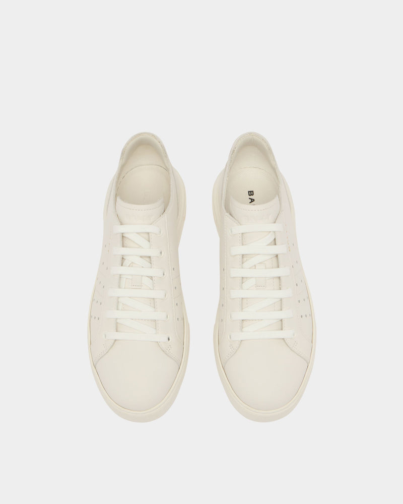 Bally Lift Sneaker in White Leather