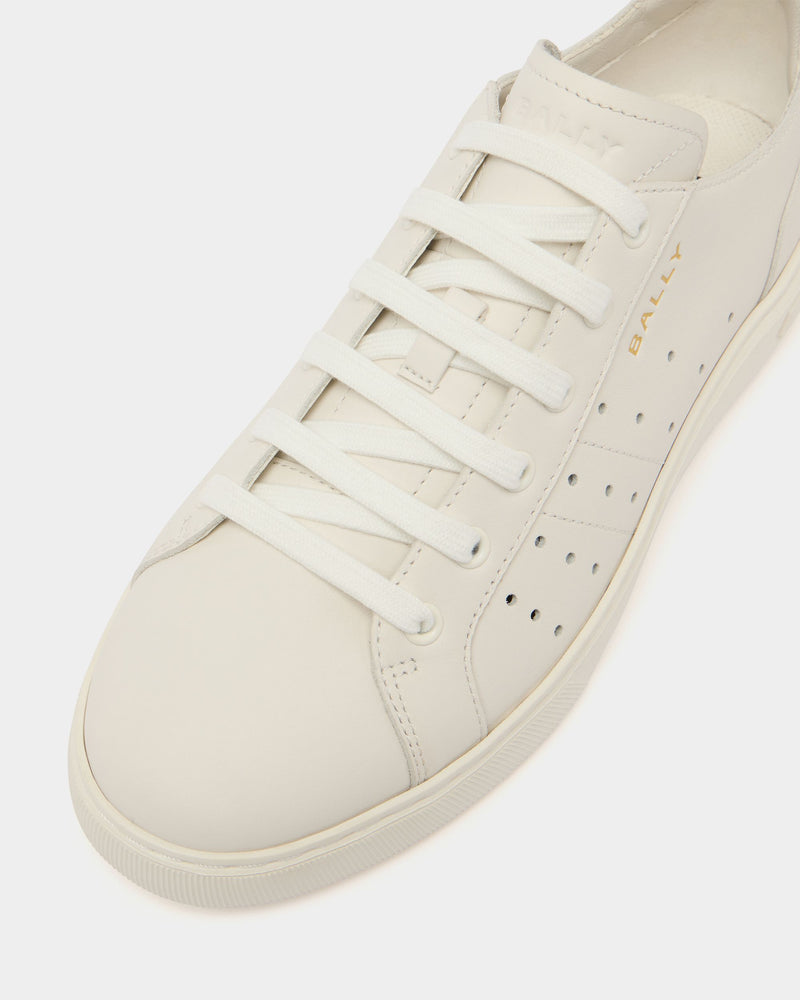 Bally Lift Sneaker in White Leather