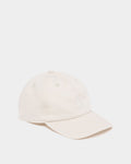 Baseball Hat in Ivory Cotton With a Bally Crest