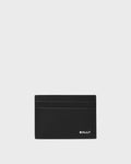 Beckett Card Holder in Black Leather