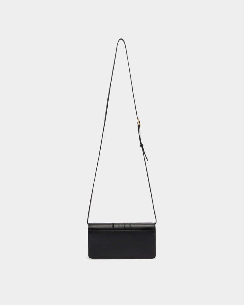 Beckett Phone Wallet in Black Leather
