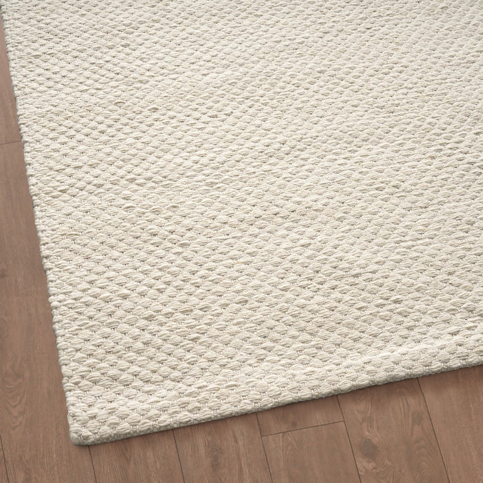 Benji Handwoven Loop Rug - Ivory - DUSK