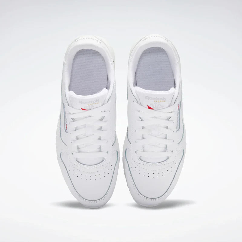 Big Kid's Reebok Classic Leather "Triple White"