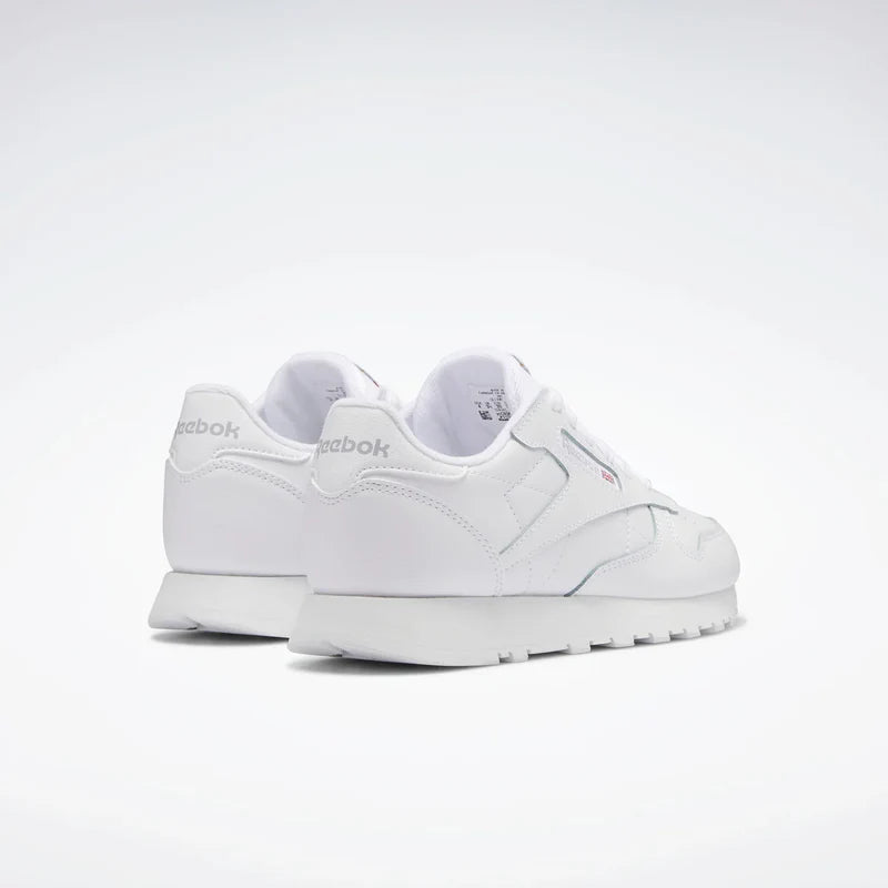 Big Kid's Reebok Classic Leather "Triple White"