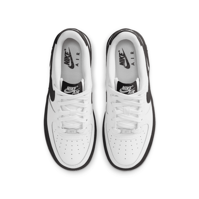 Big Kids' Nike Air Force 1 "White Black"