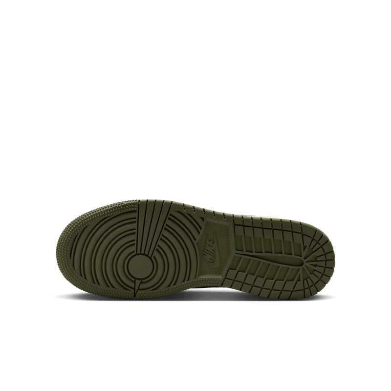Big Kids' Air Jordan 1 Retro Low OG "Medium Olive"