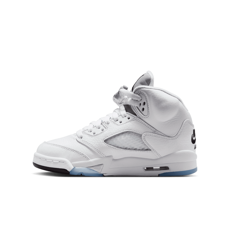 Big Kids' Air Jordan 5 Retro "White Metallic" (Unisex)