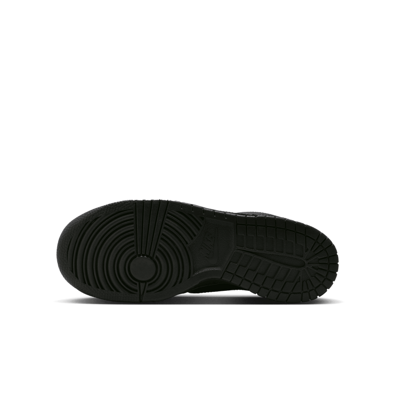Big Kids' Nike Dunk Low "Triple Black"