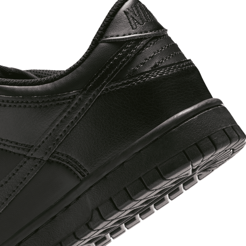 Big Kids' Nike Dunk Low "Triple Black"