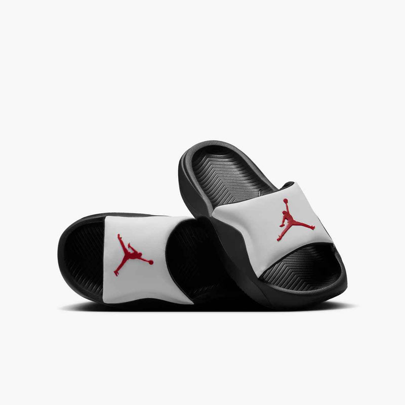 Big Kids' Jordan Franchise Slides "White Black Gym Red"