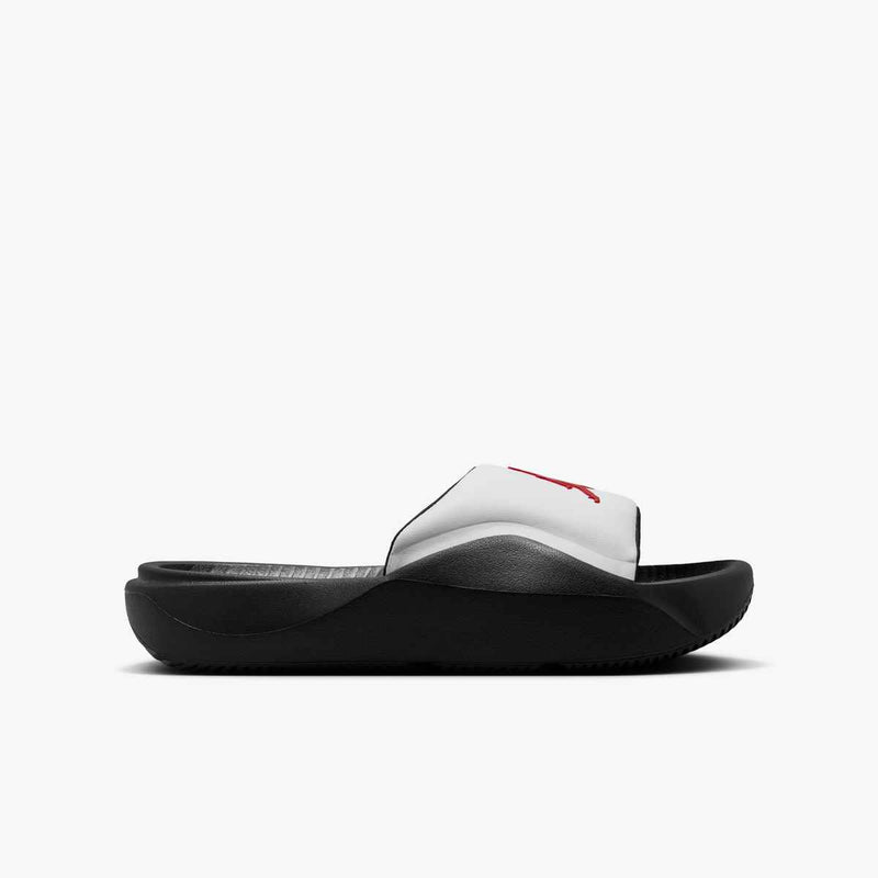 Big Kids' Jordan Franchise Slides "White Black Gym Red"