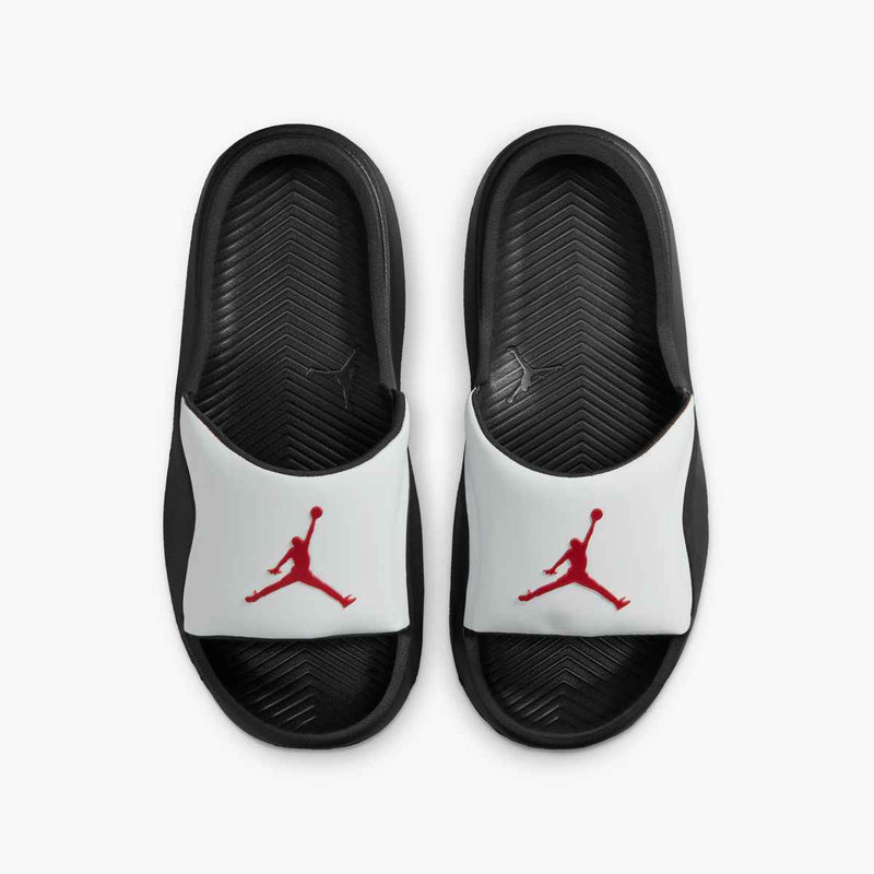 Big Kids' Jordan Franchise Slides "White Black Gym Red"