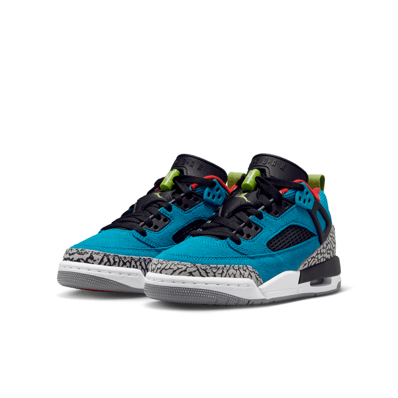 Big Kids' Jordan Spizike Low "Neo Turquoise Light Crimson"