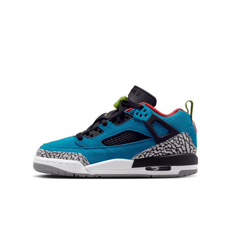 Big Kids' Jordan Spizike Low "Neo Turquoise Light Crimson"