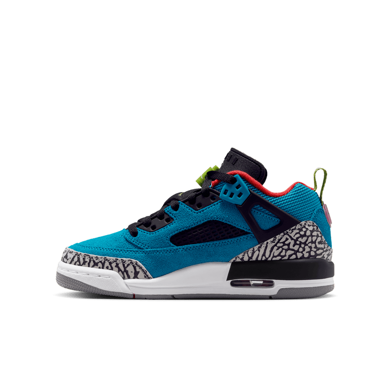 Big Kids' Jordan Spizike Low "Neo Turquoise Light Crimson"