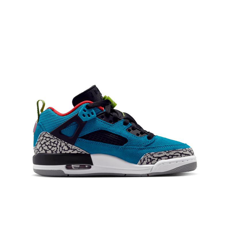 Big Kids' Jordan Spizike Low "Neo Turquoise Light Crimson"