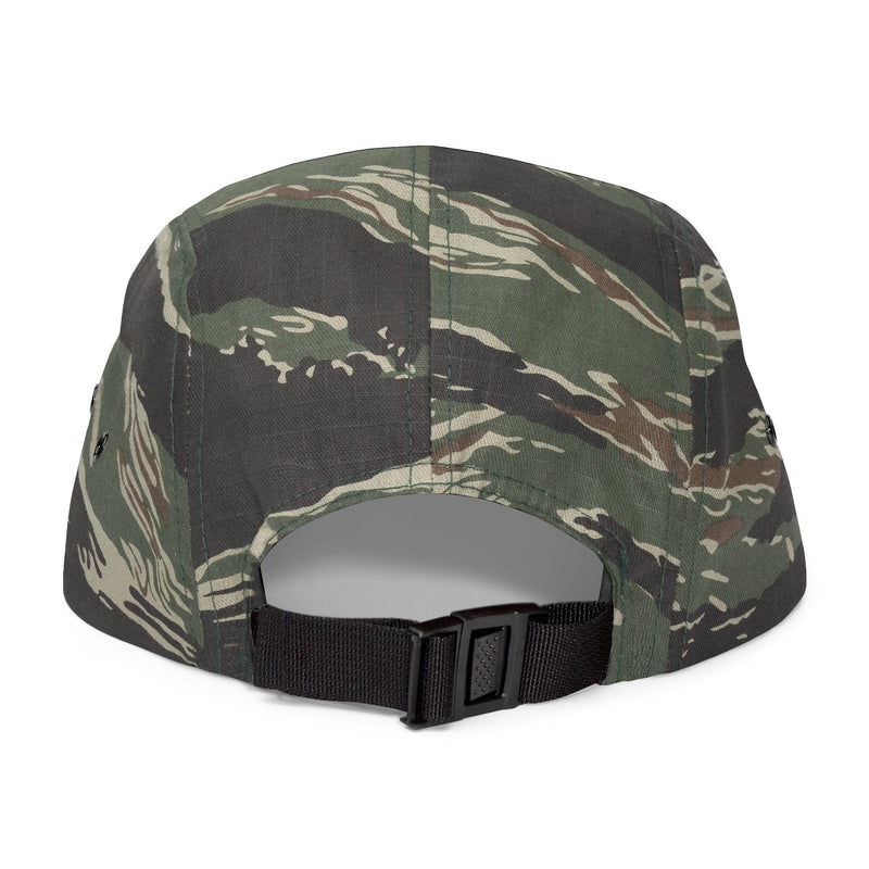BILLY 5 Panel Cap (Black Horizontal Logo - Embroidery) — AVAILABLE IN 6 COLORS