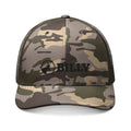 BILLY Camouflage Trucker Hat (Black Horizontal Logo - Embroidery)