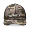 BILLY Camouflage Trucker Hat (White Horizontal Logo - Embroidery)