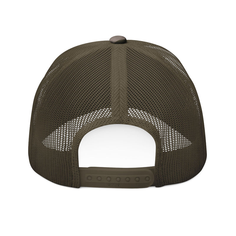 BILLY Camouflage Trucker Hat (White Horizontal Logo - Embroidery)