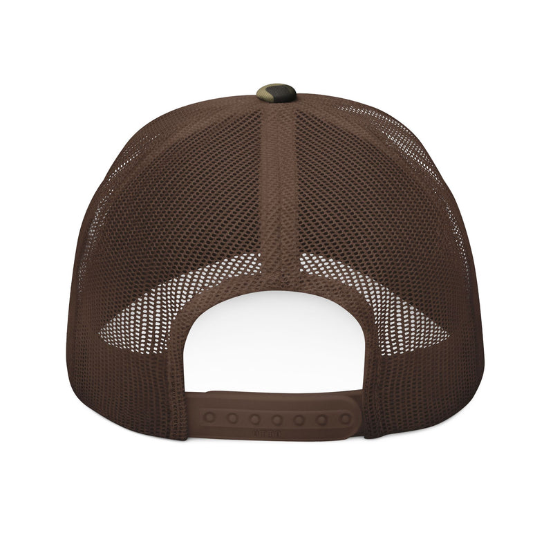 BILLY Camouflage Trucker Hat (White Horizontal Logo - Embroidery)