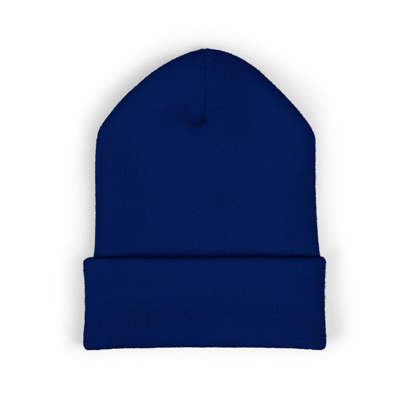 BILLY Classic Cuffed Beanie (White Goat - Embroidery) — AVAILABLE IN 12 COLORS