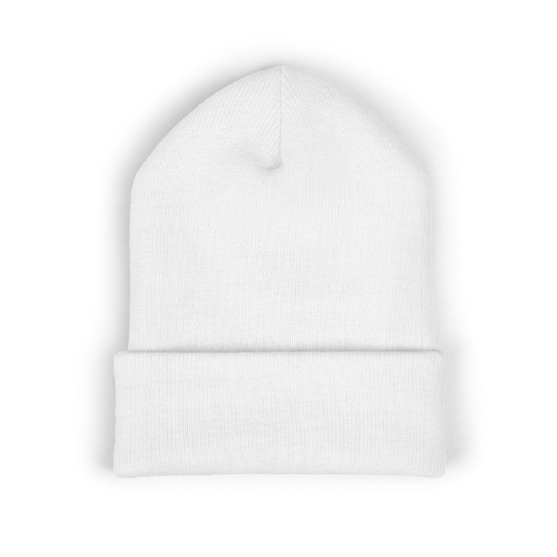 BILLY Classic Cuffed Beanie (White Horizontal Logo - Embroidery) — AVAILABLE IN 12 COLORS