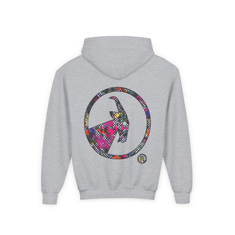 BILLY Core Youth Heavy Blend Hooded Sweatshirt (Rainbow Sk8ter) - AVAILABLE IN 3 COLORS