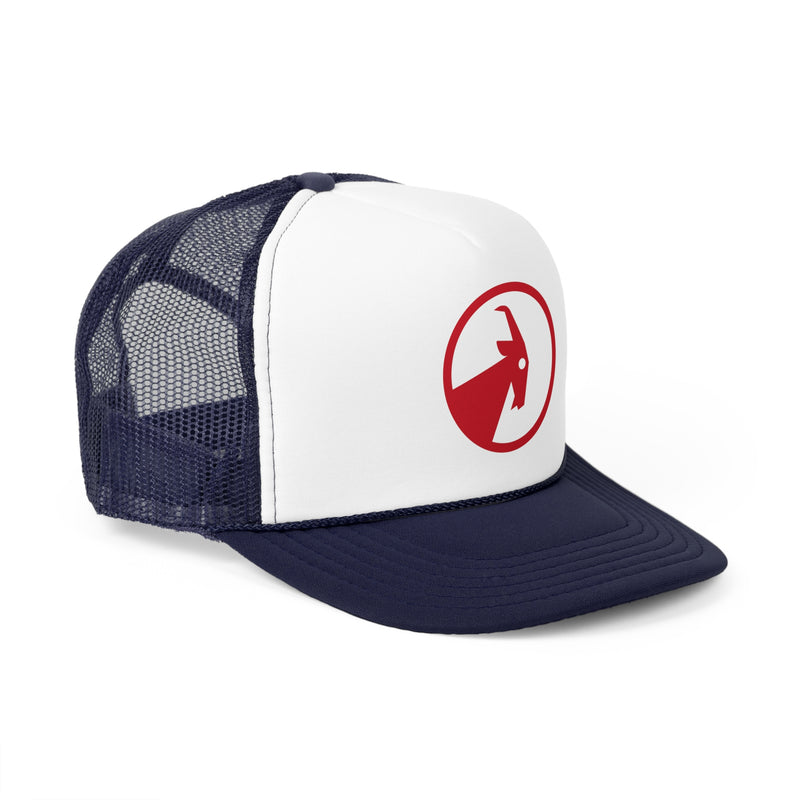 BILLY Foam Trucker Cap (Red Goat - Print) — AVAILABLE IN 3 COLORS