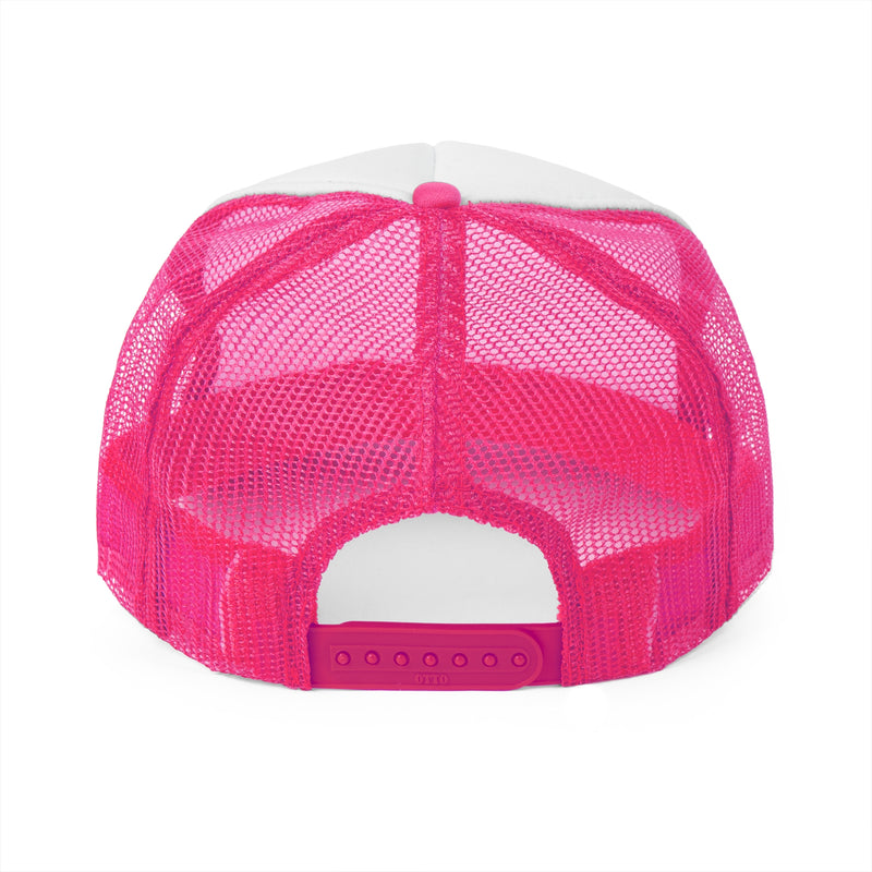 BILLY Foam Trucker Cap (Sasha Splatter - Pink Print) — AVAILABLE IN 2 COLORS